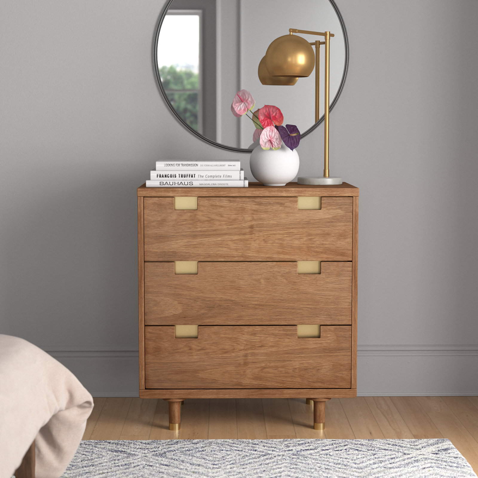 Mercury Row Kittanning Three Drawer Small Chest Reviews Wayfair